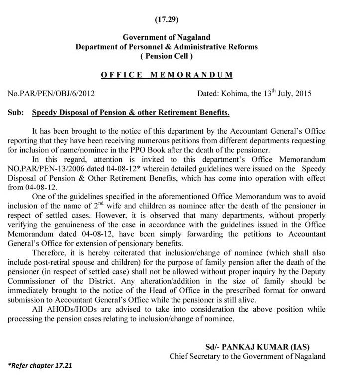 Guidelines On Invalid Pension Department Of Personnel 